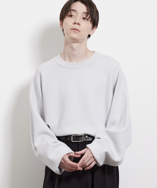 JUNRED(ジュンレッド)の「ジャガードニットプルオーバー(ニット/セーター・メンズ・ベージュ/キャメル/ブラック/ライトグレー・S/M/L)」の21枚目の写真