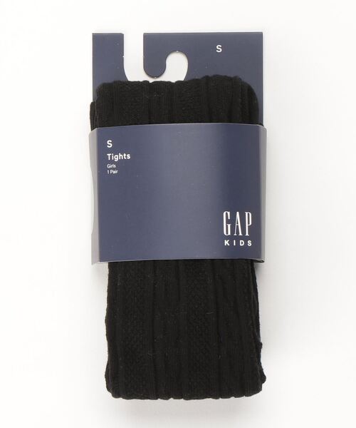 GAP（ギャップ）の「ケーブルニットタイツ（キッズ）（タイツ/ストッキング・キッズ・ブラック/アイボリー・M/L/S/XL/XXS/XS）」の3枚目の写真