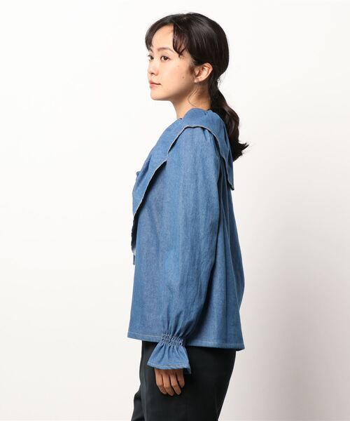 Banner Barrett デニムシャツ Banner Barrett（バナーバレット）の「デニムブラウス（シャツ