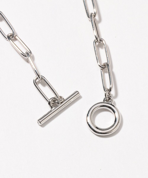 PBLIM（ページボーイリム）の「【PAGEBOYLIM】パールチェーンネックレス（ネックレス・レディース・シルバーグレー・FREE）」の5枚目の写真