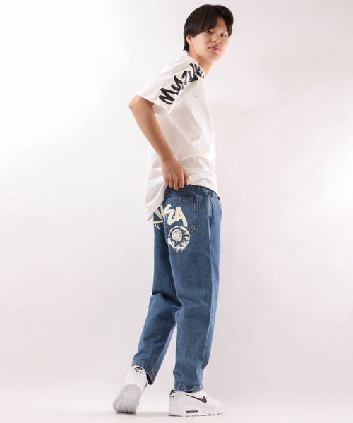 MISHKA（ミシカ）の「【MISHKA】キープウォッチ＆ブランドロゴプリント デニムパンツ（デニムパンツ・メンズ・ブルー・L/XL/M）」の8枚目の写真