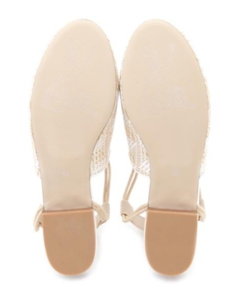 F-TROUPE(エフトゥループ)の「F-TROUPE SLING BACK SANDAL SA047(サンダル・レディース・ホワイト・38/39/36/37)」の4枚目の写真