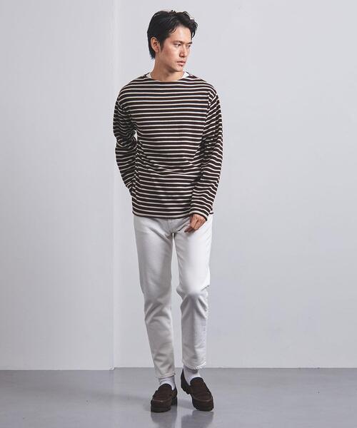 UNITED ARROWS(ユナイテッドアローズ)の「<BATONER(バトナー)> パイル ウール バスクシャツ(ニット/セーター・メンズ・ブラック/ダークブラウン・1/2/3)」の5枚目の写真