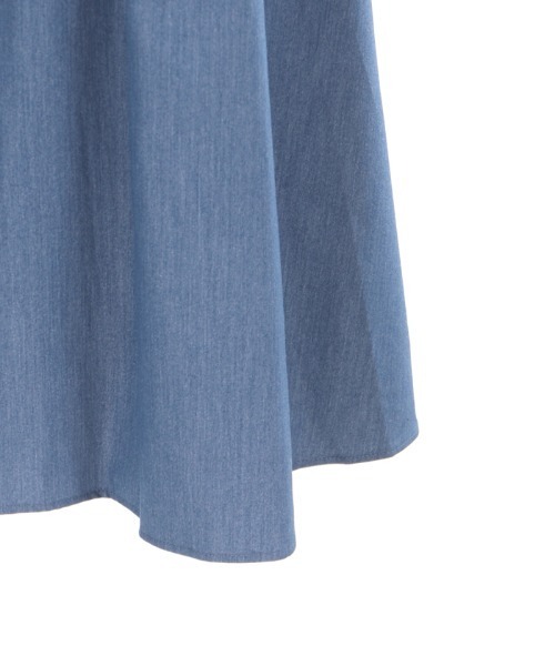 axes femme（アクシーズファム）の「デニム風フリルエプロン（エプロン・レディース・ブルー/ネイビー・MEDIUM）」の13枚目の写真