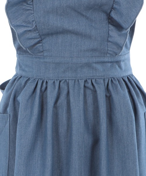 axes femme（アクシーズファム）の「デニム風フリルエプロン（エプロン・レディース・ブルー/ネイビー・MEDIUM）」の12枚目の写真