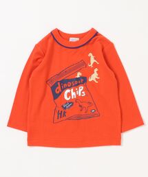 HAKKA BABY（ハッカベビー）の「[ベビー]恐竜チップスプリント長袖Tシャツ（Tシャツ/カットソー・キッズ）」