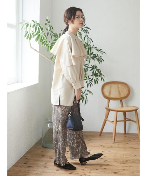 Green　Parks（グリーンパークス）の「・minia ウッドヒールスクエアパンプス＊（パンプス・レディース・アイボリー/ベージュ/ブラック・S/M/LL/L）」の11枚目の写真