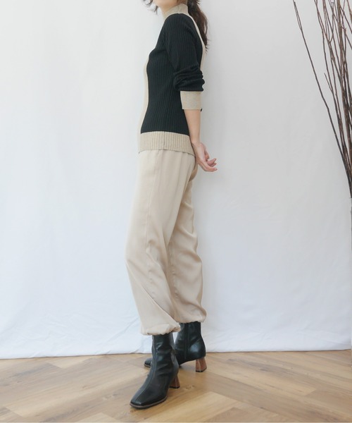 AZUL ENCANTO(アズールエンカント)の「バイカラーニット(ニット/セーター・レディース・ベージュ/オフホワイト・FREE)」の22枚目の写真