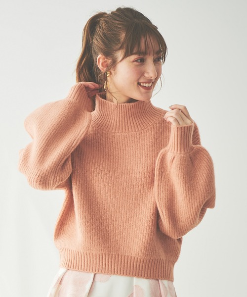 31 Sons de mode（トランテアン　ソン　ドゥ　モード）の「畔ざっくりニットプルオーバー（ニット/セーター・レディース・オフホワイト/イエロー/コーラルピンク・36）」の3枚目の写真