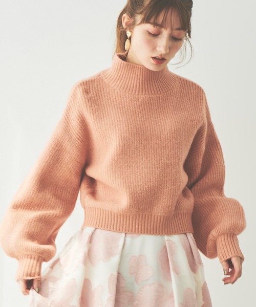 31 Sons de mode（トランテアン　ソン　ドゥ　モード）の「畔ざっくりニットプルオーバー（ニット/セーター・レディース・オフホワイト/イエロー/コーラルピンク・36）」の9枚目の写真