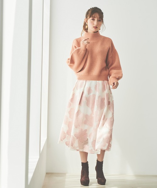 31 Sons de mode（トランテアン　ソン　ドゥ　モード）の「畔ざっくりニットプルオーバー（ニット/セーター・レディース・オフホワイト/イエロー/コーラルピンク・36）」の12枚目の写真