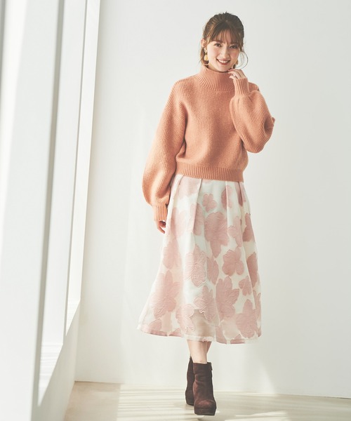 31 Sons de mode（トランテアン　ソン　ドゥ　モード）の「畔ざっくりニットプルオーバー（ニット/セーター・レディース・オフホワイト/イエロー/コーラルピンク・36）」の13枚目の写真