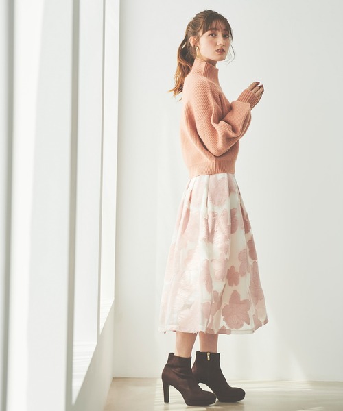 31 Sons de mode（トランテアン　ソン　ドゥ　モード）の「畔ざっくりニットプルオーバー（ニット/セーター・レディース・オフホワイト/イエロー/コーラルピンク・36）」の14枚目の写真