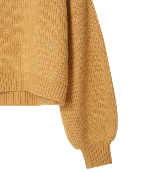 31 Sons de mode（トランテアン　ソン　ドゥ　モード）の「畔ざっくりニットプルオーバー（ニット/セーター・レディース・オフホワイト/イエロー/コーラルピンク・36）」の19枚目の写真