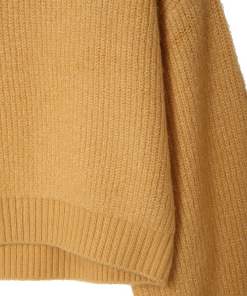 31 Sons de mode（トランテアン　ソン　ドゥ　モード）の「畔ざっくりニットプルオーバー（ニット/セーター・レディース・オフホワイト/イエロー/コーラルピンク・36）」の20枚目の写真