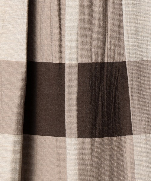 Comme　Ca　Mature（コムサマチュア）の「《リバーシブルスカート》ツイードチェック×ビッグギンガム（スカート・レディース・ブラック系/ブラウン系・FREE）」の15枚目の写真