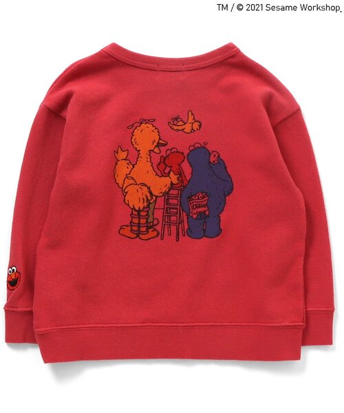 F.O.KIDS(エフオーキッズ)の「/セサミストリート コラボトレーナー(スウェット・キッズ・ブルー/レッド/イエロー/グリーン・80/90/95/100/110/120/130/140)」の14枚目の写真
