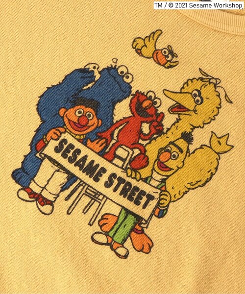 F.O.KIDS(エフオーキッズ)の「/セサミストリート コラボトレーナー(スウェット・キッズ・ブルー/レッド/イエロー/グリーン・80/90/95/100/110/120/130/140)」の11枚目の写真