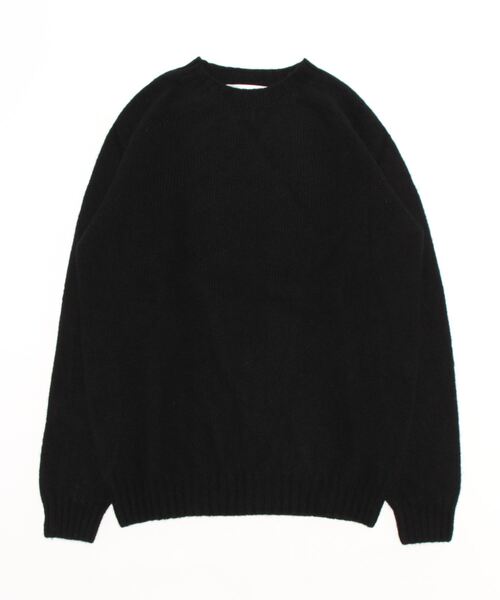 Harley of Scotland（ハーレーオブスコットランド）の「SHETLAND WOOL CREW NECK KNIT（ニット/セーター・メンズ・グリーン系その他3/ダークグリーン/グリーン系その他2/グレー/サンドベージュ/ベージュ系その他2/ブラウン系その他5/イエロー系その他3/モカ/バイオレット/ピンク系その他/ブルー系その他4/グリーン系その他7/グレー系その他/ブルー系その他/ライトグリーン/アイボリー/ブラウン系その他2/パープル系その他/ブルー系その他5/グリーン系その他4/イエロー系その他2/チャコールグレー/イエロー系その他/ストーン/ブルー系その他2/ブルーグリーン/ネイビー系/ホワイト系その他/ブラック/ピンク系その他2/その他・40/42/44）」の5枚目の写真