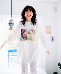 Kastane | 【コラボアイテム】Yuri Hanamori コラボ BIGロンTee(Tシャツ/カットソー)