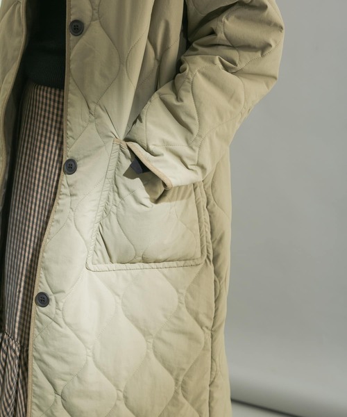 URBAN RESEARCH（アーバンリサーチ）の「UR TECH 中綿撥水キルトコート（その他アウター・レディース・カーキ/ブラック・FREE）」の5枚目の写真