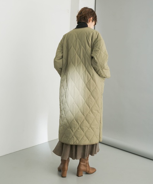 URBAN RESEARCH（アーバンリサーチ）の「UR TECH 中綿撥水キルトコート（その他アウター・レディース・カーキ/ブラック・FREE）」の15枚目の写真