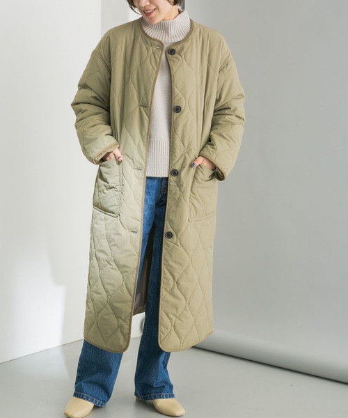 URBAN RESEARCH（アーバンリサーチ）の「UR TECH 中綿撥水キルトコート（その他アウター・レディース・カーキ/ブラック・FREE）」の16枚目の写真