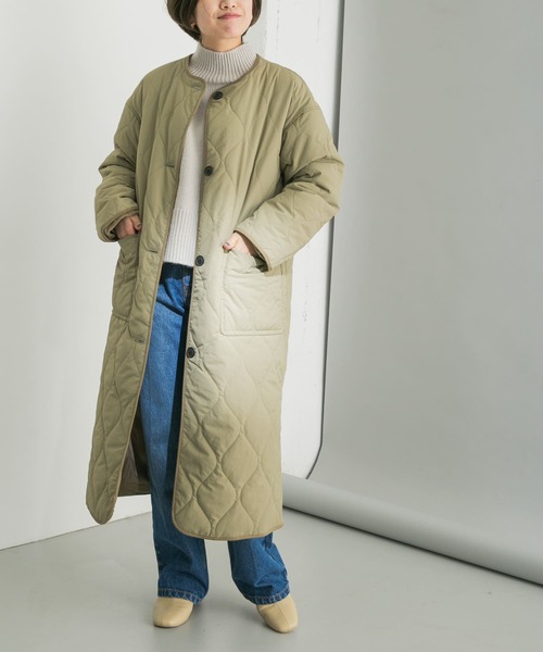 URBAN RESEARCH（アーバンリサーチ）の「UR TECH 中綿撥水キルトコート（その他アウター・レディース・カーキ/ブラック・FREE）」の17枚目の写真