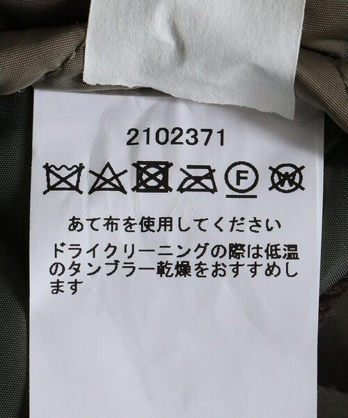 Kaptain Sunshine(キャプテン サンシャイン)の「<KAPTAIN SUNSHINE × Barbour>キルティング コート Ψ(ノーカラーコート・レディース・オリーブ・36)」の3枚目の写真