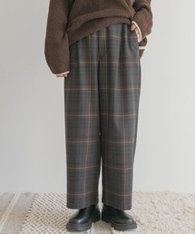 ITEMS URBANRESEARCH | チェックワイドパンツ(その他パンツ)