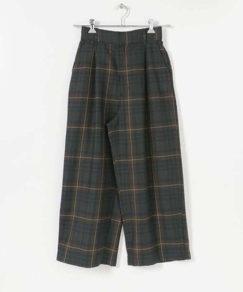 ITEMS URBANRESEARCH（アイテムズ アーバンリサーチ）の「チェックワイドパンツ（その他パンツ・レディース・チャコールグレー/ブラウン・FREE）」の11枚目の写真