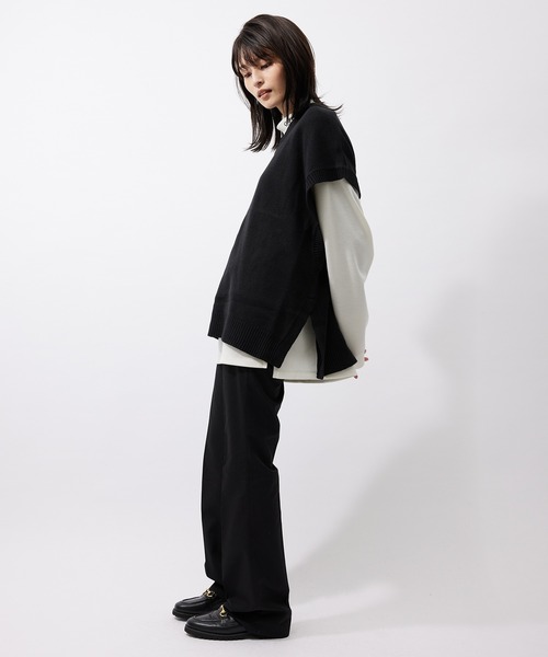 re_k by JUNRED(レクバイジュンレッド)の「【 re_k by JUNRed 】VネックBIGニットベスト(ベスト・メンズ・ブラウン/ブラック/モスグリーン・M/L/S)」の19枚目の写真