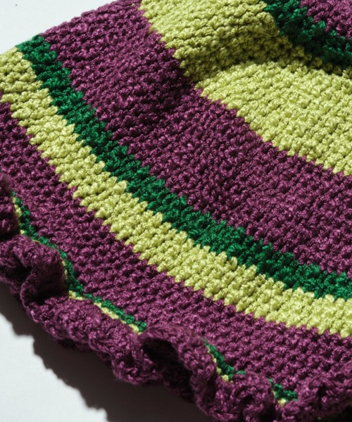 BACKLASH（バックラッシュ）の「Ballet by BACKLASH/バレエ バイ バックラッシュ/Hand-knit Hat（ハット・レディース・グリーン/その他・FREE）」の5枚目の写真