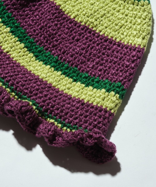 BACKLASH（バックラッシュ）の「Ballet by BACKLASH/バレエ バイ バックラッシュ/Hand-knit Hat（ハット・レディース・グリーン/その他・FREE）」の6枚目の写真