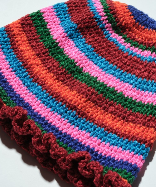 BACKLASH（バックラッシュ）の「Ballet by BACKLASH/バレエ バイ バックラッシュ/Hand-knit Hat（ハット・レディース・グリーン/その他・FREE）」の7枚目の写真