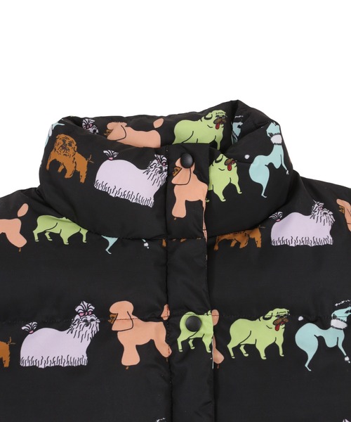 PUNYUS（プニュズ）の「FUGUドッグエコダウンジャケット（ダウンジャケット/コート・レディース・ブラック/グリーン/ライトパープル・2/4/3/1）」の7枚目の写真