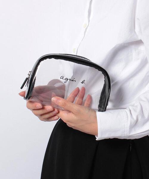 agnes b.(アニエスベー)の「WEB限定 ロゴポーチ (LP02-01)(ポーチ・レディース・ブラック・FREE)」の5枚目の写真