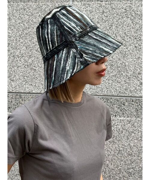 EMODA（エモダ）の「リバーシブルバケットハット（ハット・レディース・ブラック/ブラウン・FREE）」の7枚目の写真