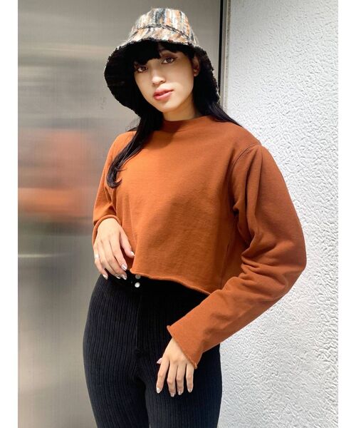 EMODA（エモダ）の「リバーシブルバケットハット（ハット・レディース・ブラック/ブラウン・FREE）」の10枚目の写真