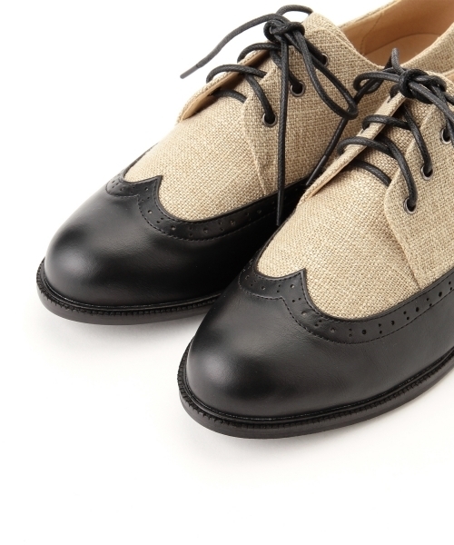 B:MING by BEAMS（ビーミングバイビームス）の「＜InRed 7月号掲載＞★1 ビーミング by ビームス / ウイングチップシューズ（その他シューズ・レディース・ホワイト系その他/ブラック/ブラック系その他・37/35/39）」の14枚目の写真