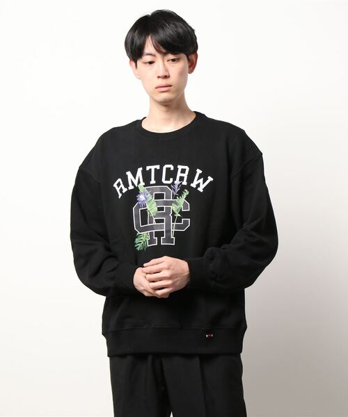 ROMANTIC CROWN(ロマンティッククラウン)の「ROMANTIC CROWN(ロマンティッククラウン) /RCロゴセルバススウェットシャツ RC LOGO SELVAS SWEAT SHIRT(スウェット・レディース・ライトグレー/ブラック・M/L/XL)」の15枚目の写真