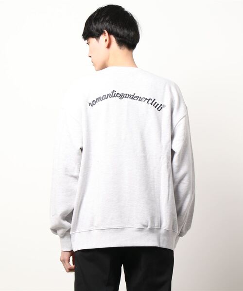 ROMANTIC CROWN(ロマンティッククラウン)の「ROMANTIC CROWN(ロマンティッククラウン) /RCロゴセルバススウェットシャツ RC LOGO SELVAS SWEAT SHIRT(スウェット・レディース・ライトグレー/ブラック・M/L/XL)」の14枚目の写真