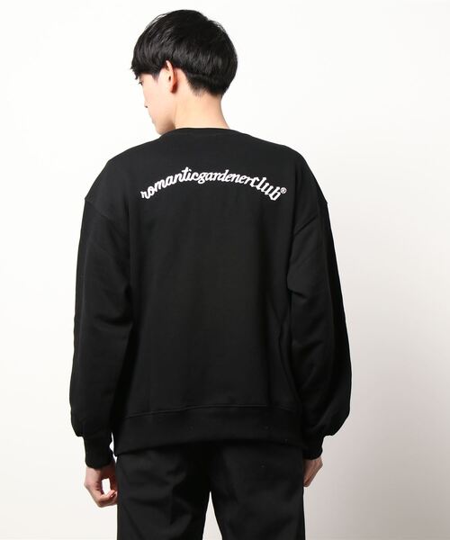 ROMANTIC CROWN(ロマンティッククラウン)の「ROMANTIC CROWN(ロマンティッククラウン) /RCロゴセルバススウェットシャツ RC LOGO SELVAS SWEAT SHIRT(スウェット・レディース・ライトグレー/ブラック・M/L/XL)」の16枚目の写真