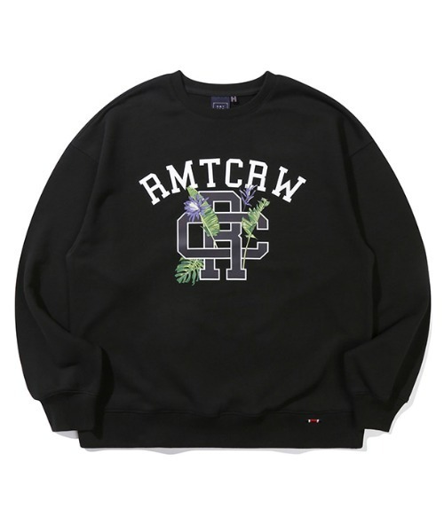 ROMANTIC CROWN(ロマンティッククラウン)の「ROMANTIC CROWN(ロマンティッククラウン) /RCロゴセルバススウェットシャツ RC LOGO SELVAS SWEAT SHIRT(スウェット・レディース・ライトグレー/ブラック・M/L/XL)」の11枚目の写真