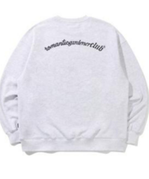 ROMANTIC CROWN(ロマンティッククラウン)の「ROMANTIC CROWN(ロマンティッククラウン) /RCロゴセルバススウェットシャツ RC LOGO SELVAS SWEAT SHIRT(スウェット・レディース・ライトグレー/ブラック・M/L/XL)」の10枚目の写真