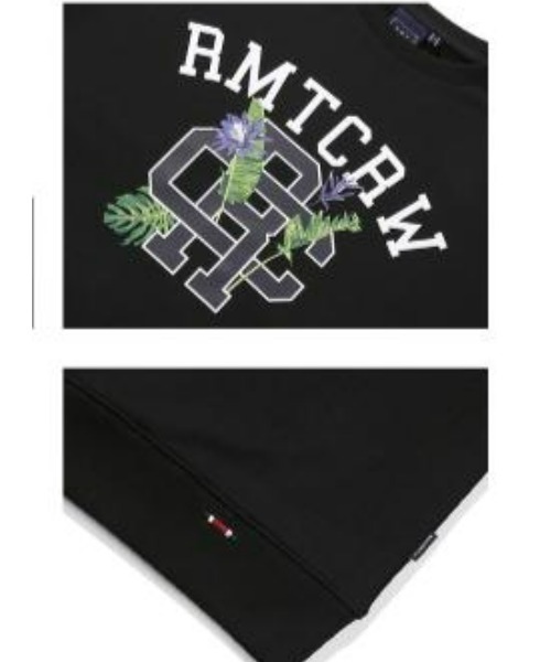 ROMANTIC CROWN(ロマンティッククラウン)の「ROMANTIC CROWN(ロマンティッククラウン) /RCロゴセルバススウェットシャツ RC LOGO SELVAS SWEAT SHIRT(スウェット・レディース・ライトグレー/ブラック・M/L/XL)」の19枚目の写真