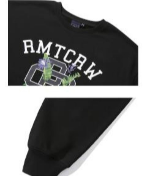 ROMANTIC CROWN(ロマンティッククラウン)の「ROMANTIC CROWN(ロマンティッククラウン) /RCロゴセルバススウェットシャツ RC LOGO SELVAS SWEAT SHIRT(スウェット・レディース・ライトグレー/ブラック・M/L/XL)」の20枚目の写真