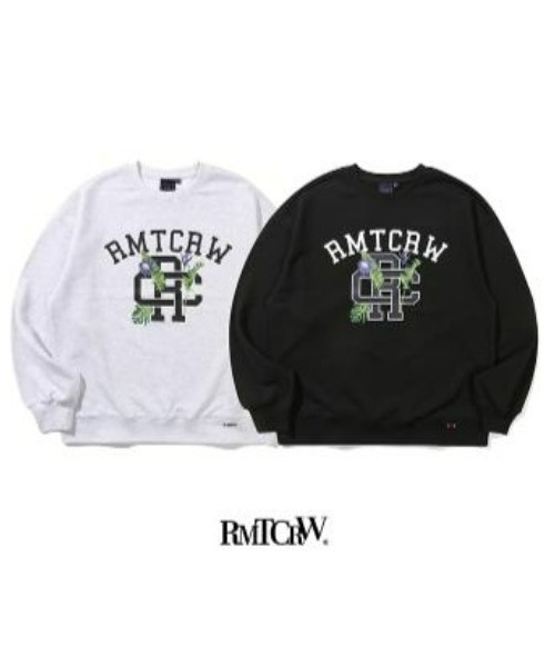 ROMANTIC CROWN(ロマンティッククラウン)の「ROMANTIC CROWN(ロマンティッククラウン) /RCロゴセルバススウェットシャツ RC LOGO SELVAS SWEAT SHIRT(スウェット・レディース・ライトグレー/ブラック・M/L/XL)」の17枚目の写真