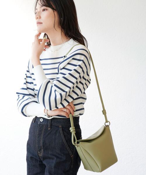 green label relaxing(グリーンレーベルリラクシング)の「<Kabinett(カビネ)>BOX 2WAY バッグ(ショルダーバッグ・レディース・ダークブラウン/ケリー・FREE)」の1枚目の写真
