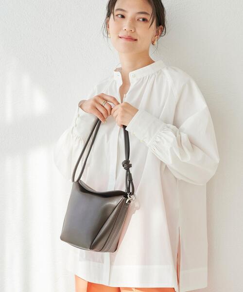 green label relaxing(グリーンレーベルリラクシング)の「<Kabinett(カビネ)>BOX 2WAY バッグ(ショルダーバッグ・レディース・ダークブラウン/ケリー・FREE)」の9枚目の写真